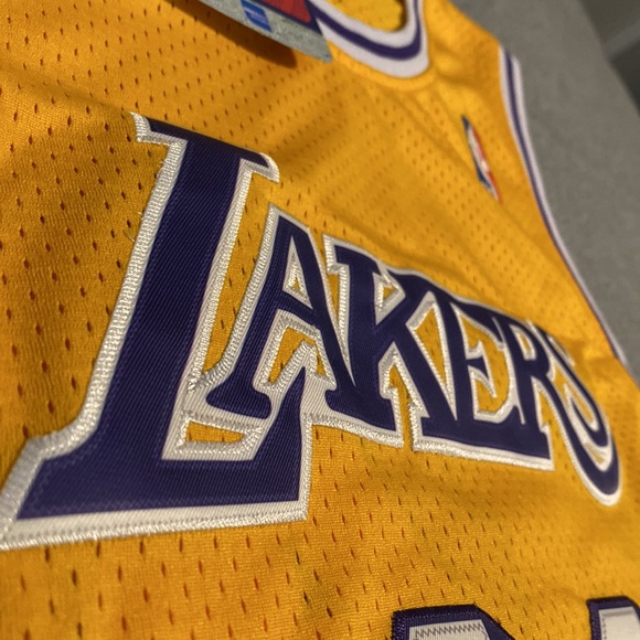 Los Angeles Lakers #44 Jerry West Adidas Hardwood Classics Jersey - Picture 2 of 11